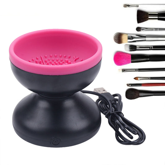 lectric Makeup Brush Cleaner Machine Portable Automatic USB Cosmetic Brush Cleaner Tools For All Size Beauty Makeup Brushes Set